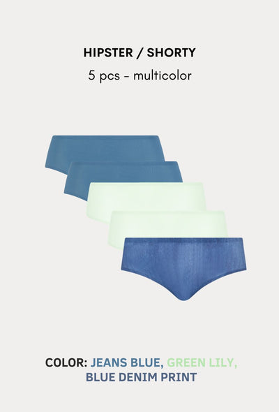 Softstretch Multipacks Hipster / Shorty 5 pcs
