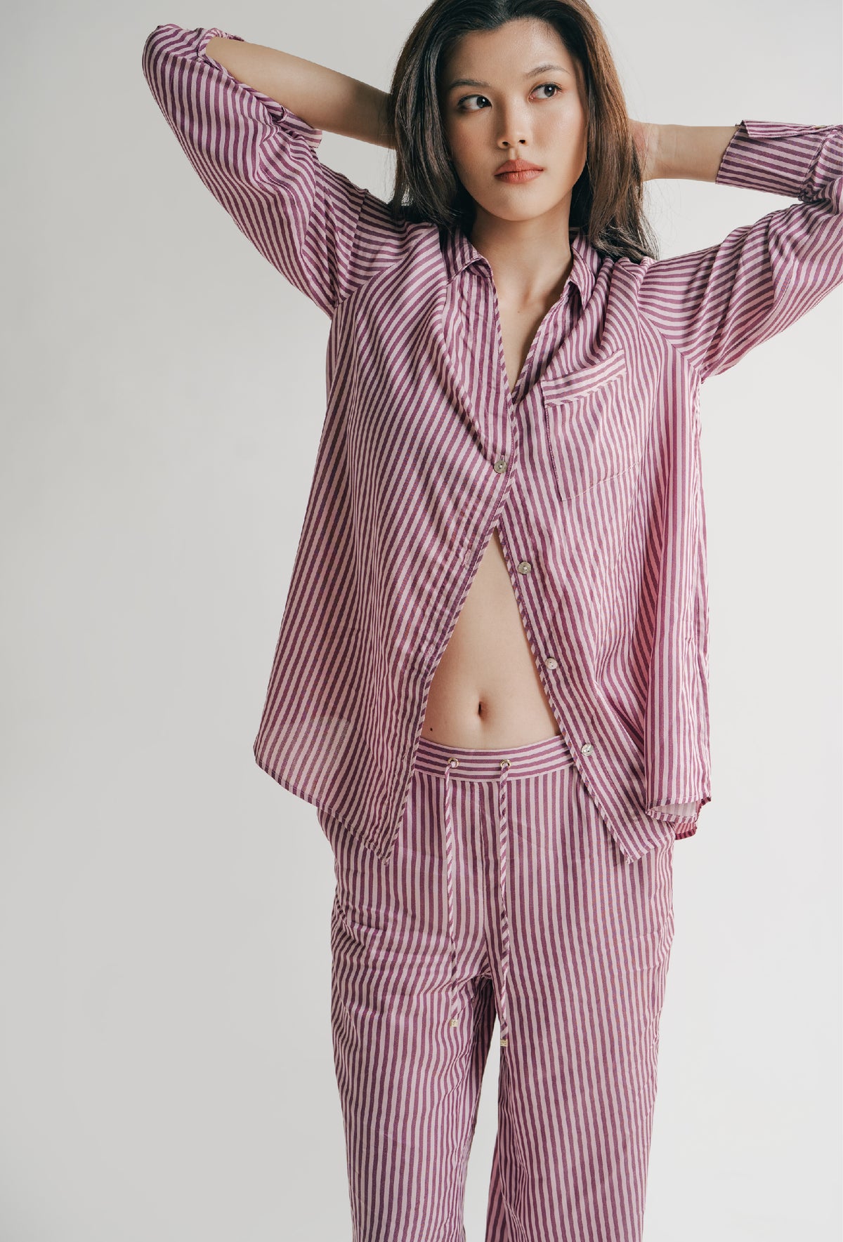 Chantelle Mael Longsleeves Shirt + Trousers Set