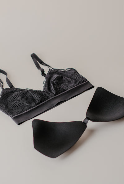 SoftStretch Bralette Lace with Removable Pads
