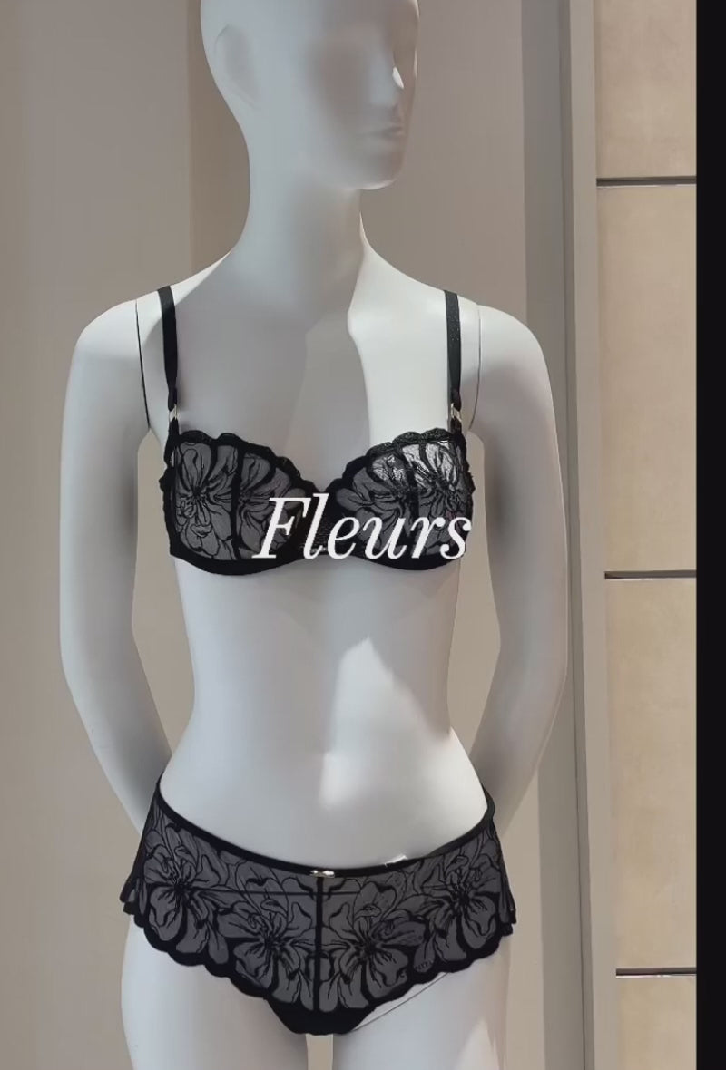 Chantelle Fleurs Half Cup Balcony Bra (No Pads)