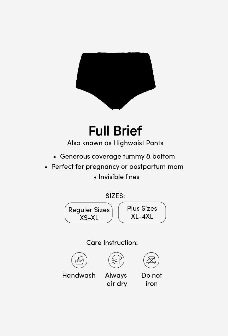 Softstretch Multipacks PLUS SIZE Full Brief / Highwaist Brief 5 pcs (1XL-4XL)