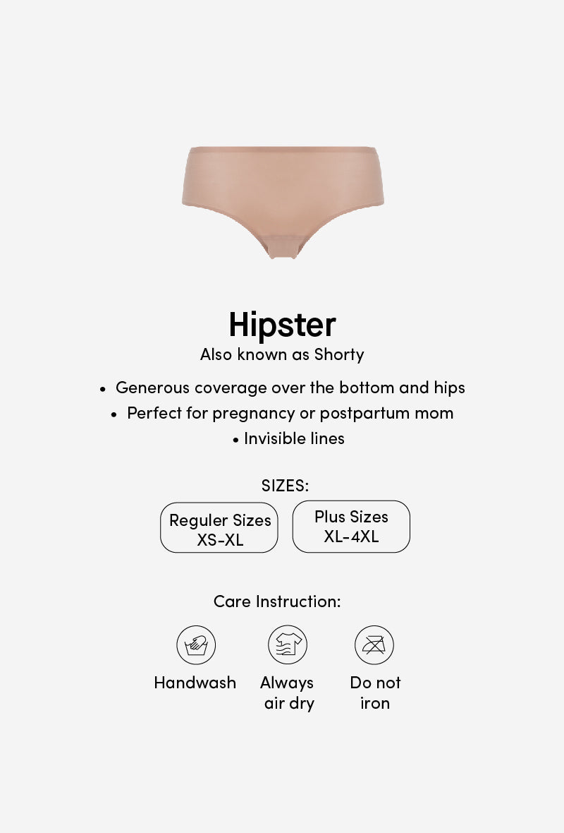 SoftStretch Hipster PLUS SIZE (1XL- 4XL)