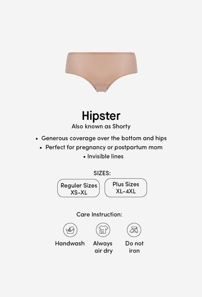 SoftStretch Hipster PLUS SIZE (1XL- 4XL)