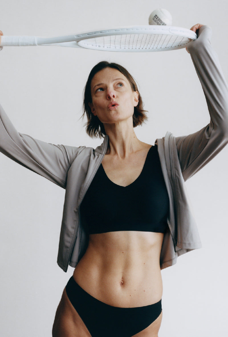 SoftStretch V-Neck Padded Bra