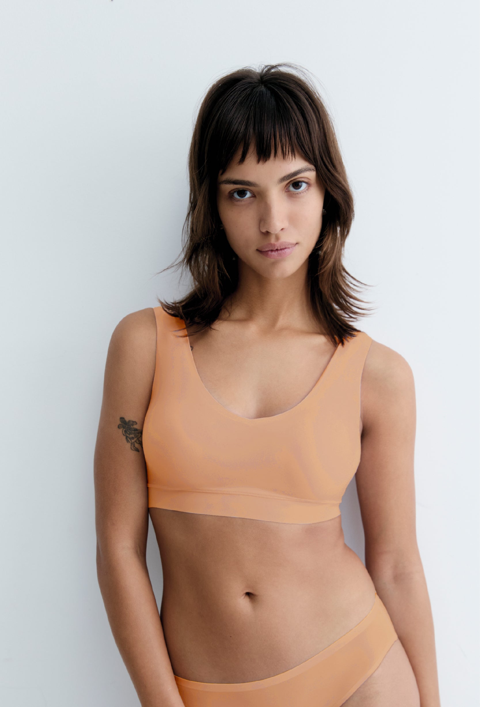 SoftStretch V-Neck Padded Bra
