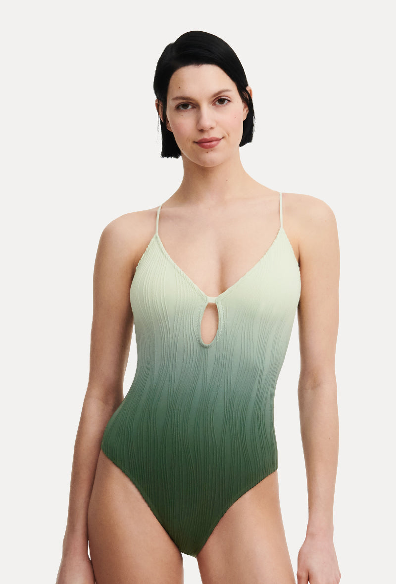 Chantelle Pulp Swim One Wirefree Plunge T-Shirt Swimsuit