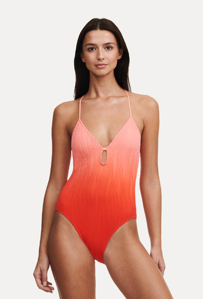 Chantelle Pulp Swim One Wirefree Plunge T-Shirt Swimsuit