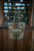 Chantelle Tiger Print Cotton Tote Bag