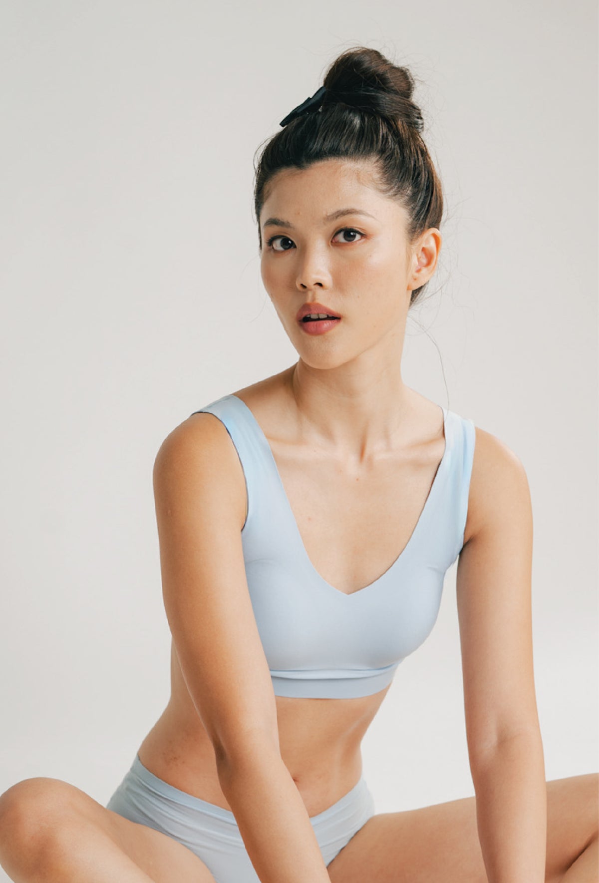 SoftStretch V-Neck Padded Bra