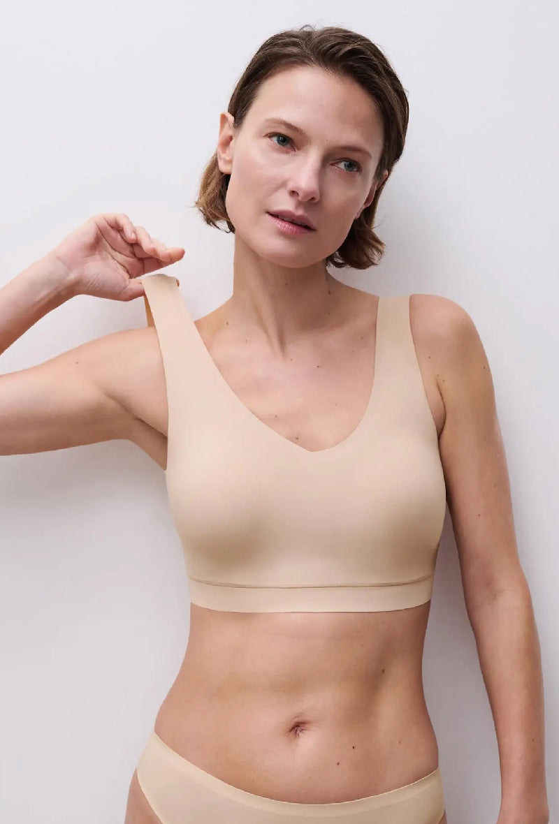 SoftStretch V-Neck Padded Bra