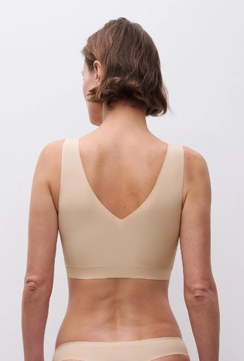 SoftStretch V-Neck Padded Bra