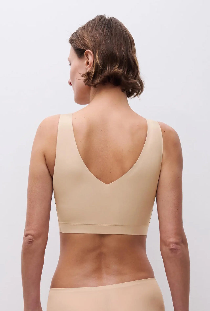 SoftStretch V-Neck Padded Bra