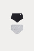 Multicolor Bundle Chantelle Cotton Comfort High Waist Brief 2 Pcs