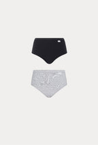 Multicolor Bundle Chantelle Cotton Comfort High Waist Brief 2 Pcs