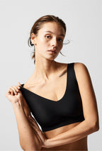 SoftStretch V-Neck Padded Bra